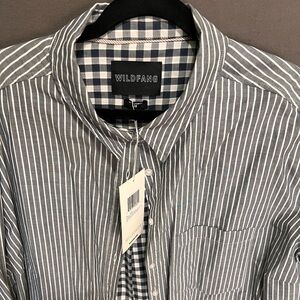 Wildfang The Essential Long Sleeve Oversized Wrap Button Up Lot 67